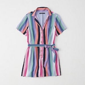 Abercrombie & Fitch Striped Romper